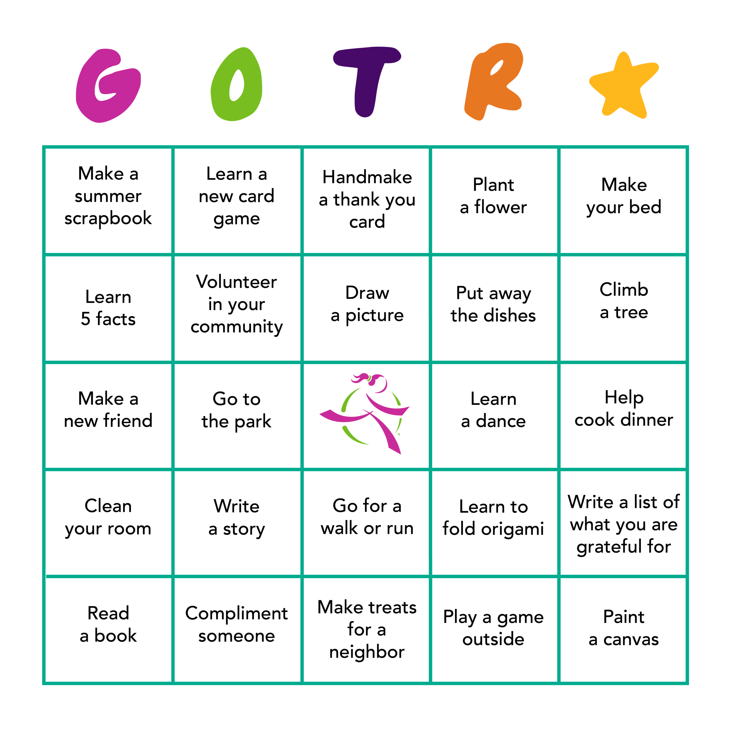 GOTR Bingo