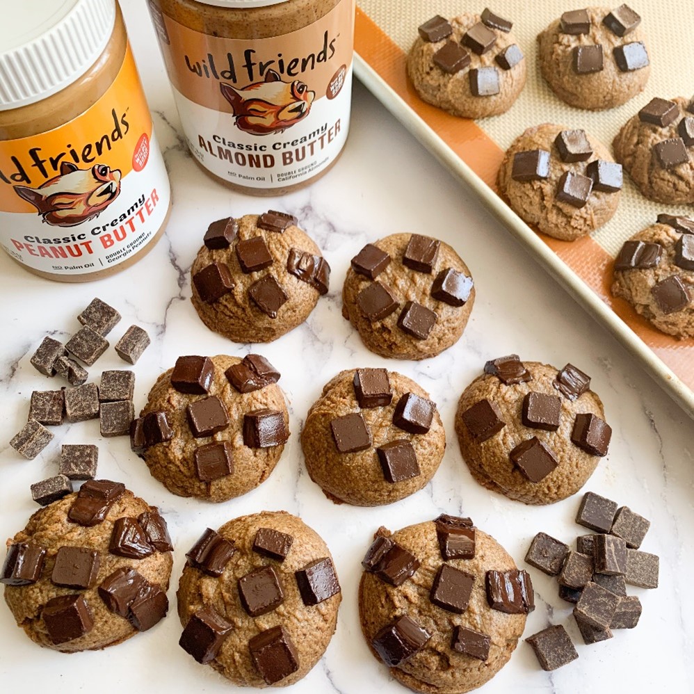 Peanut butter cookies with Wild Friends Foods
