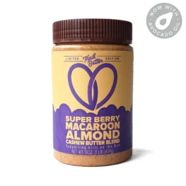 Jar of almond butter available to purchase to support Girls on the Run