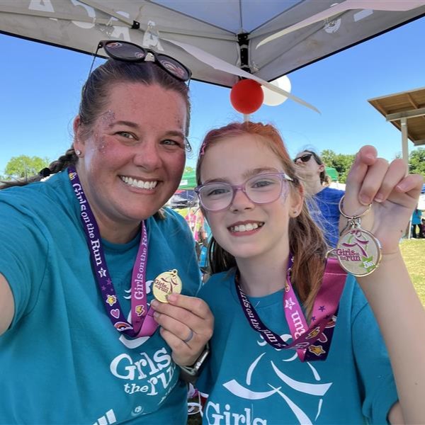 Woman and daughter at GOTR 5K
