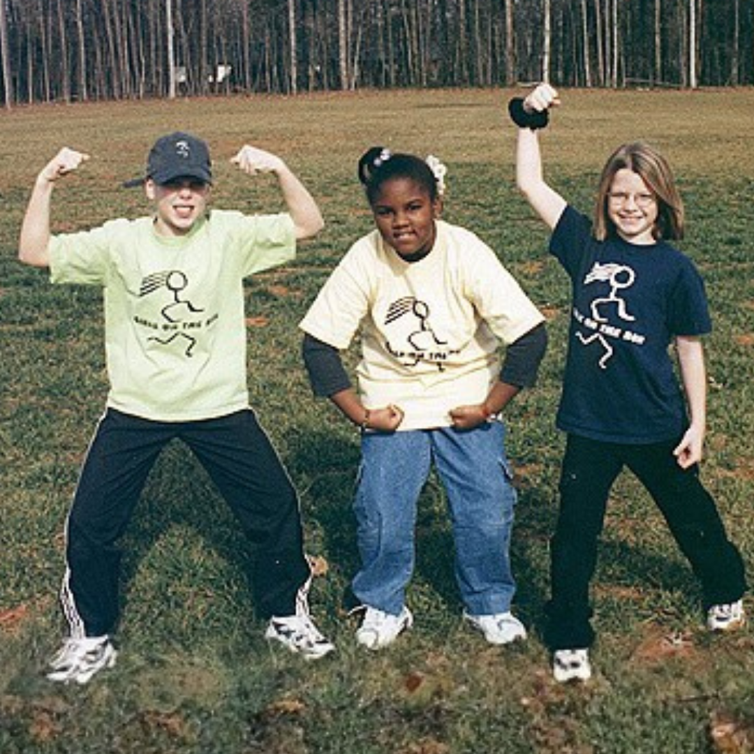Photo of three participants from the first GOTR team.