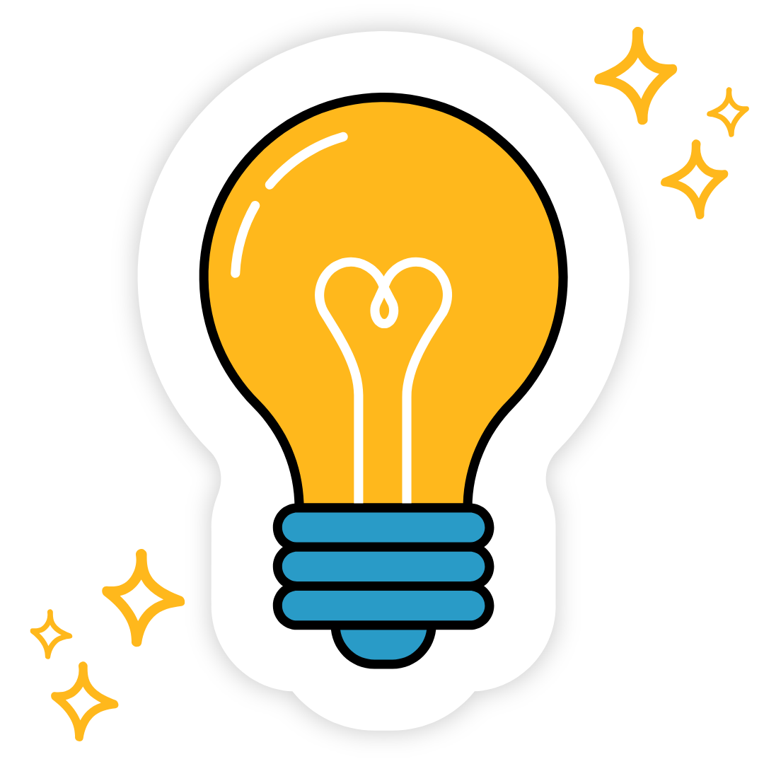 Icon of a lightbulb.