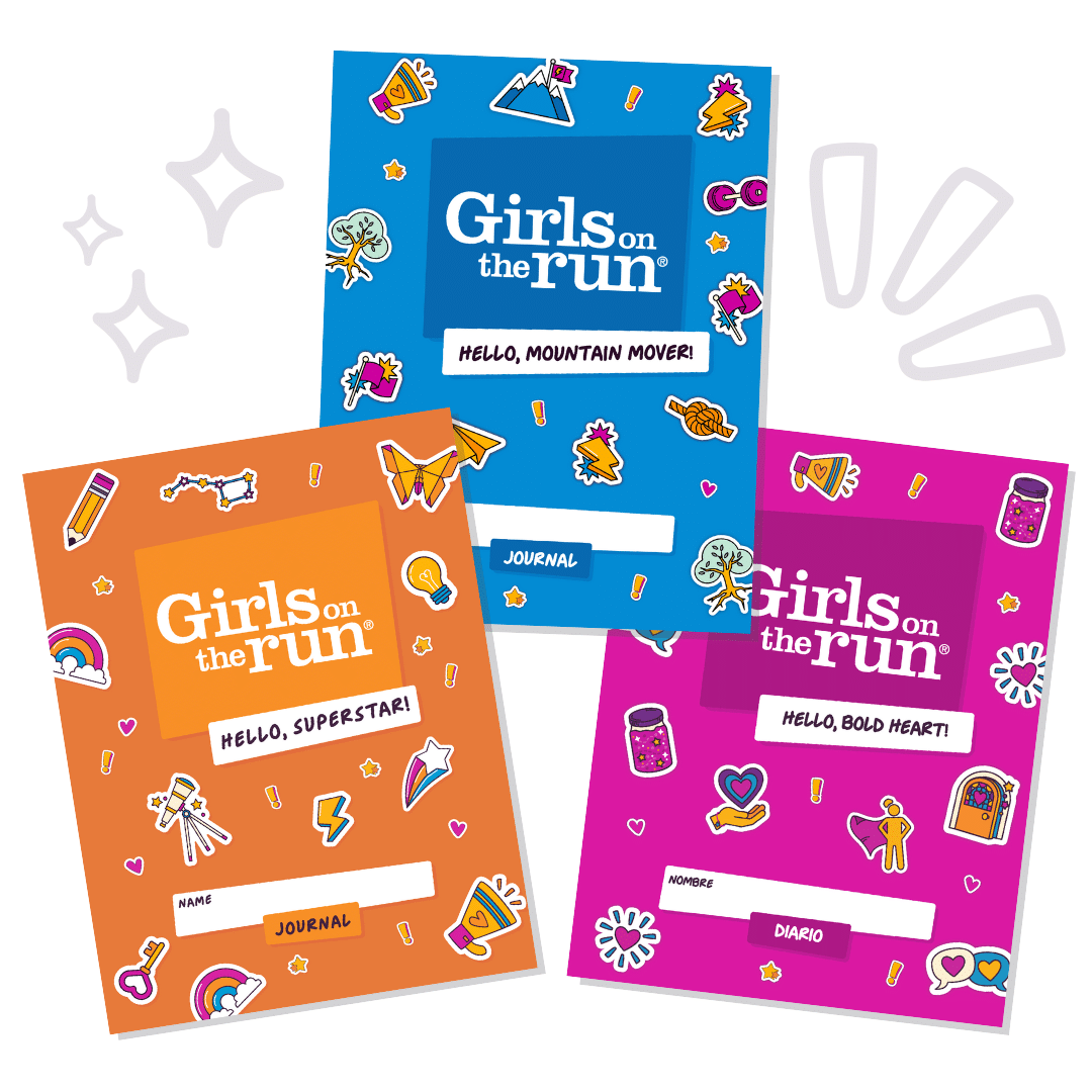 Image of 3 journals from the newest curricula.