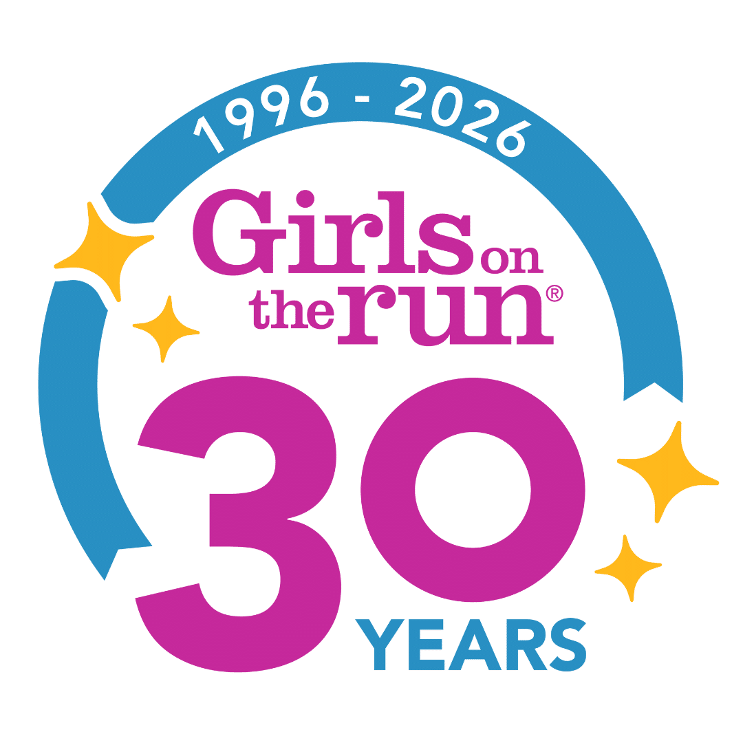 Girls on the Run 30th Anniversary Logo.