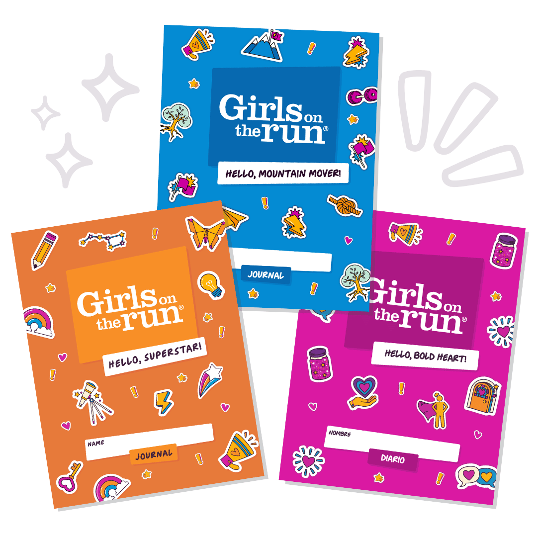 Image of 3 journals from the newest curricula.